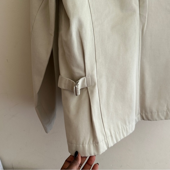 A.P.C. Rue De Paris Women's Jacket Size M Ivory Cotton with zipper - Picture 6 of 9